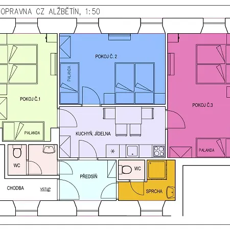Apartmanhotel Dopravna Alzbetin *